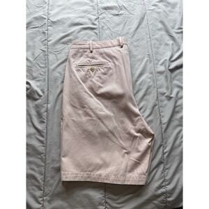 PETER MILLAR Shorts Pink 38 Pima Cotton Twill Chino Shorts Men's Golf Golfer*